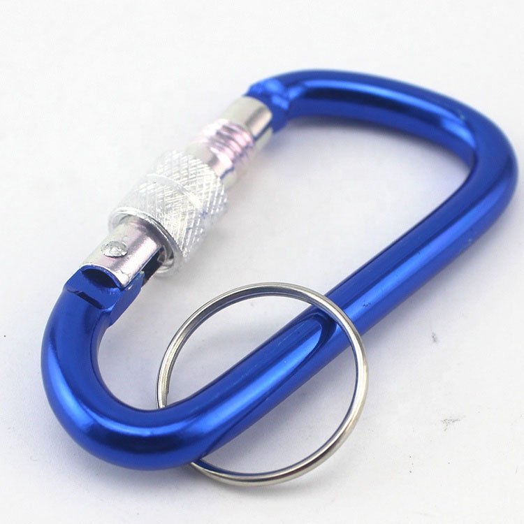 6mm Carabiner With Split Ring 7