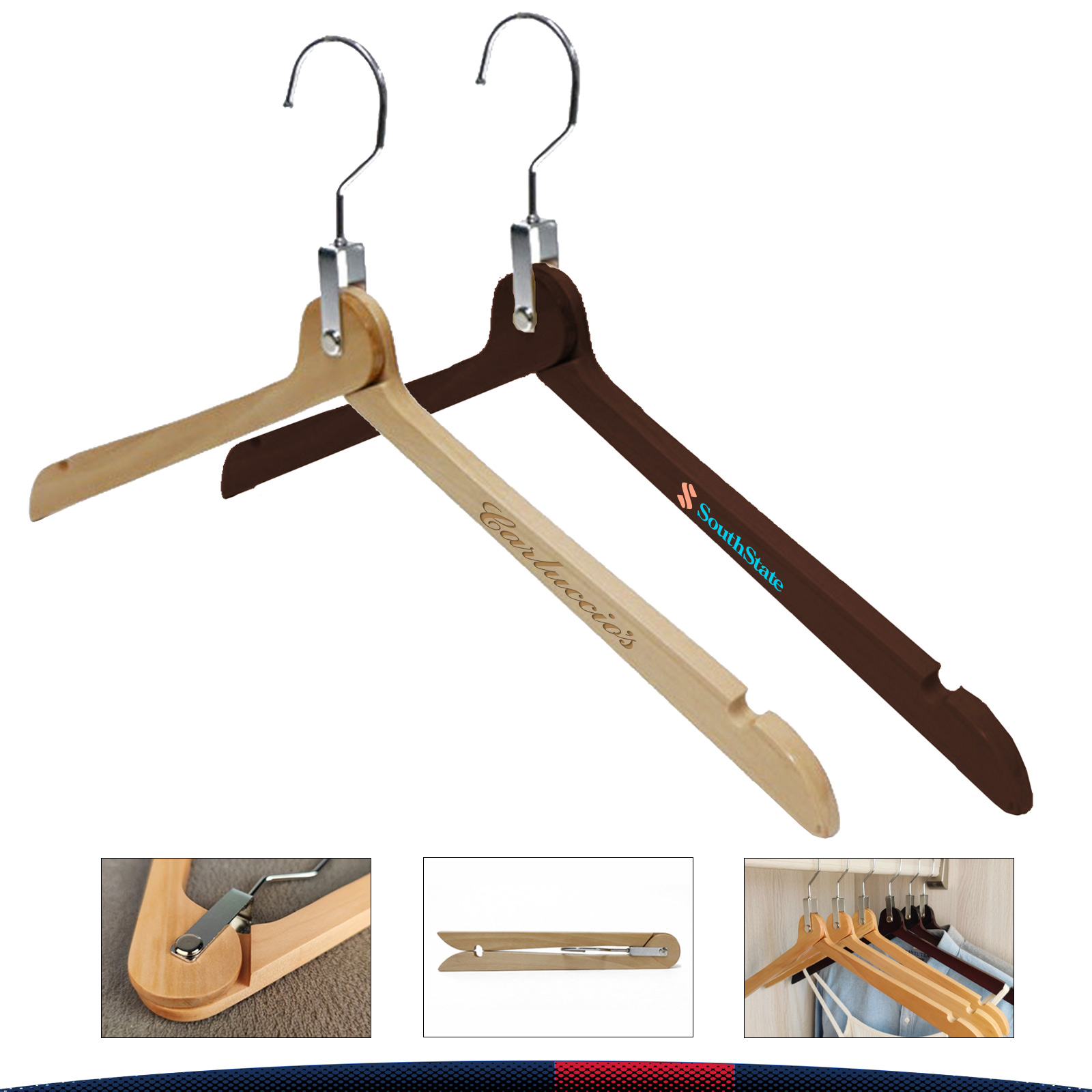 Suntac Foldable Wooden Hanger 4