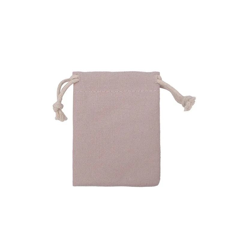 Cotton Drawstring Bag 4.8x3.6 Inch Lightweight Pouch 5
