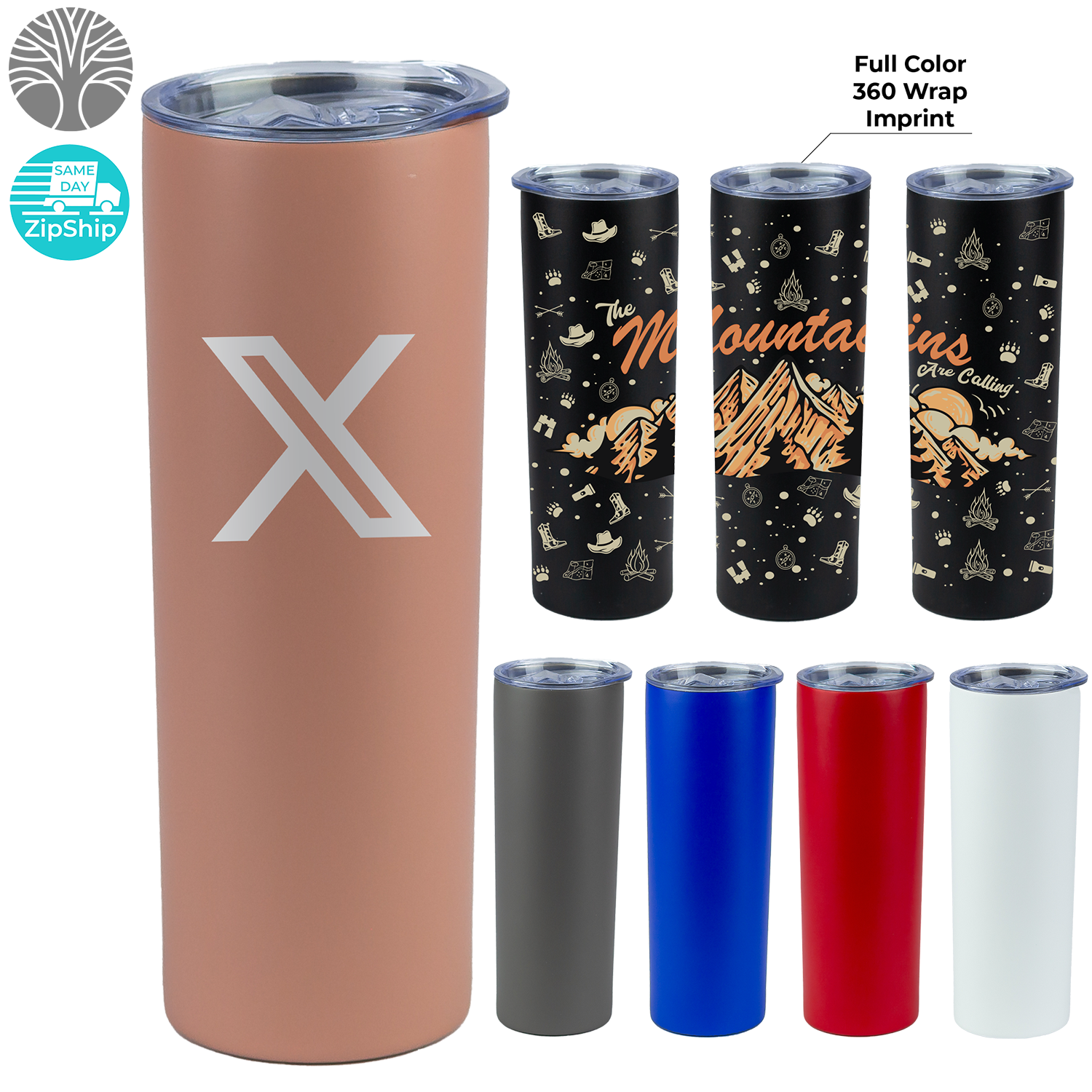 Recycled 20 oz. Double-Wall Stainless Steel Tumbler 10