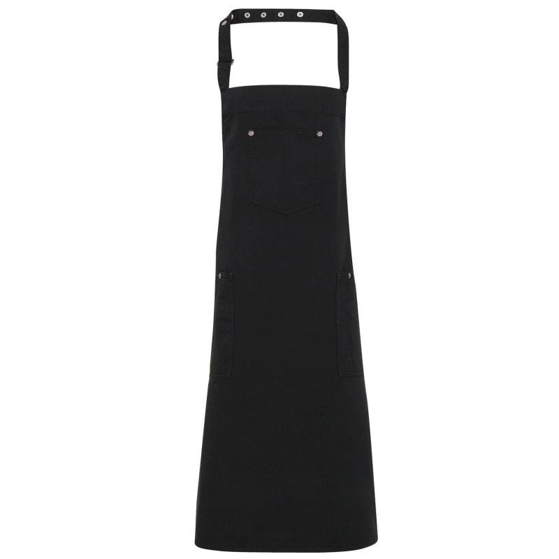 Artisan Collection By Reprime Unisex Cotton Chino Bib Apron 21