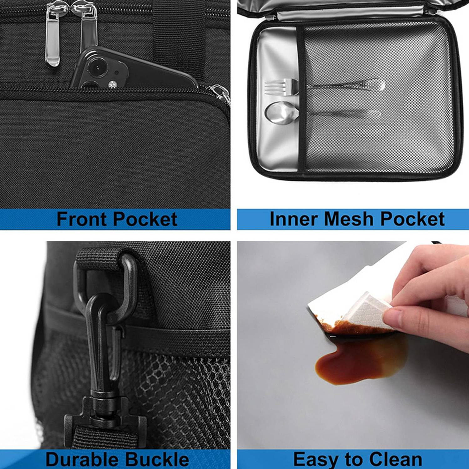 8L Food Grade Insulated Lunch Cooler Bag for Work Picnic 5