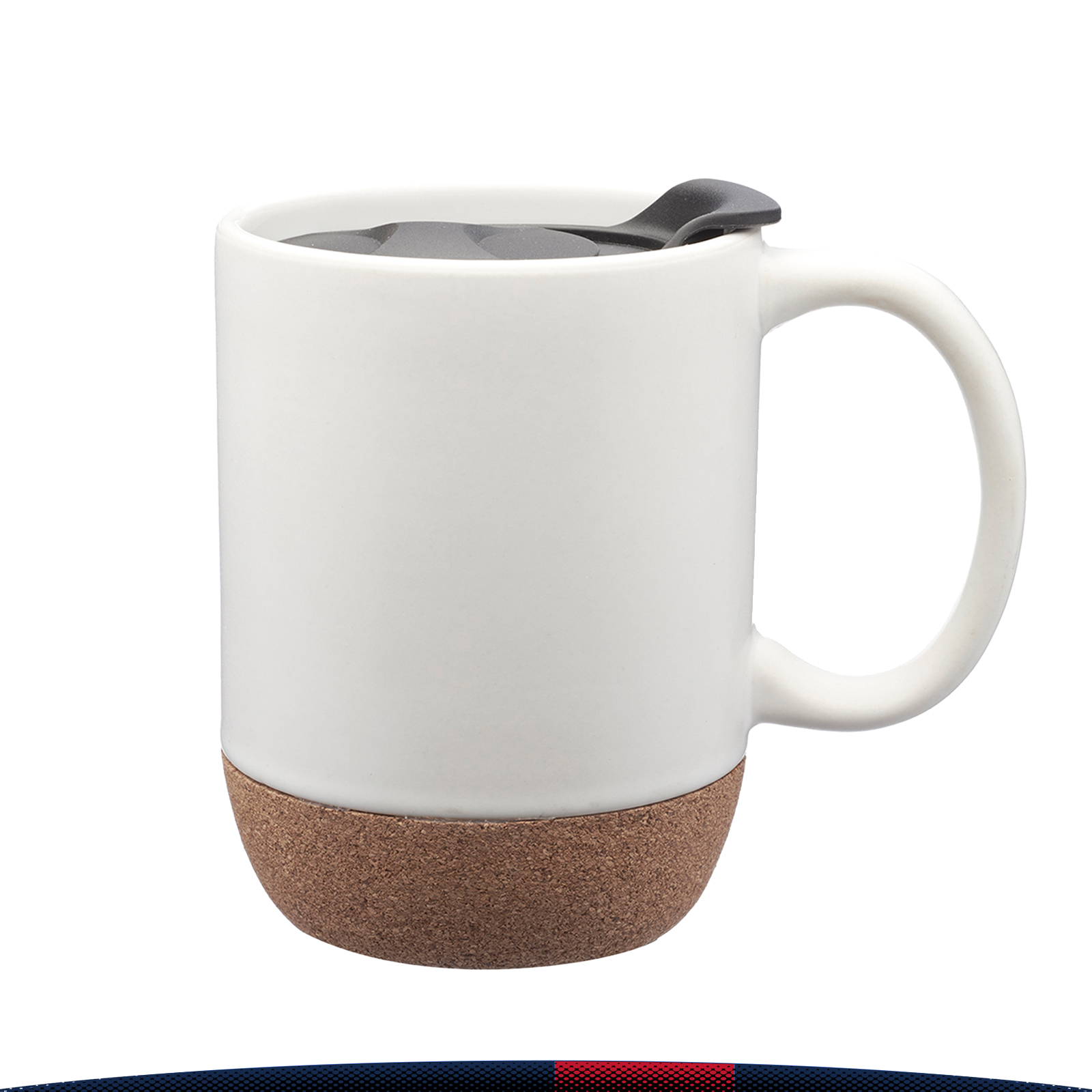 13 oz.Coffee Ceramic Mugs with Cork Bottom 3