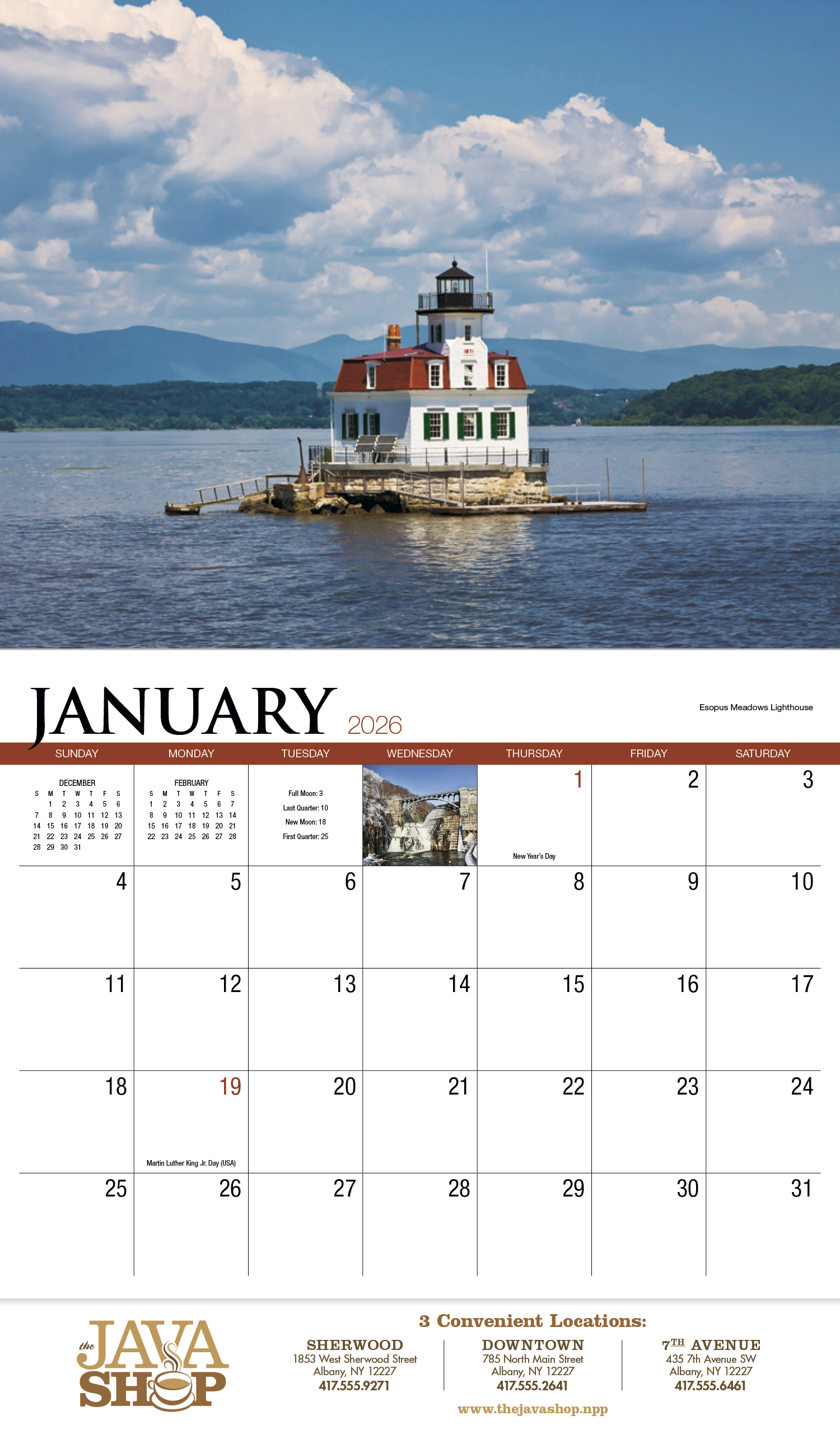 HotLine® Products New York Appointment Calendar - Stapled 12