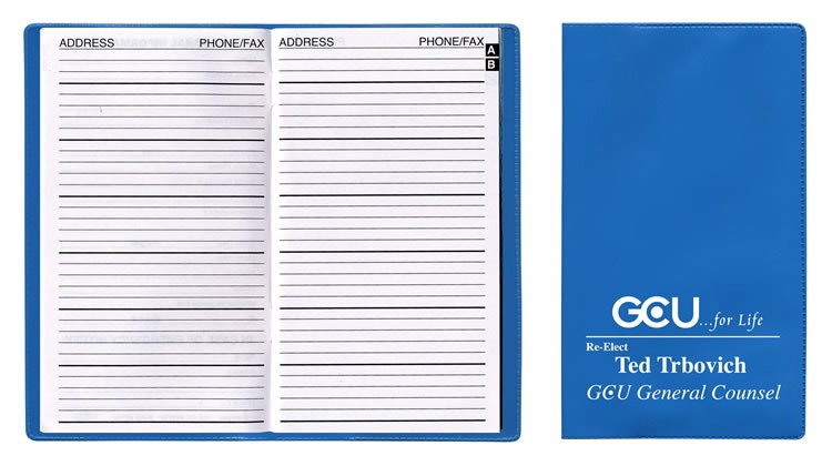 Standard Vinyl Address Book 4