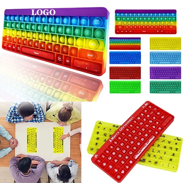 Silicone Keyboard Pop Fidget Toys 7