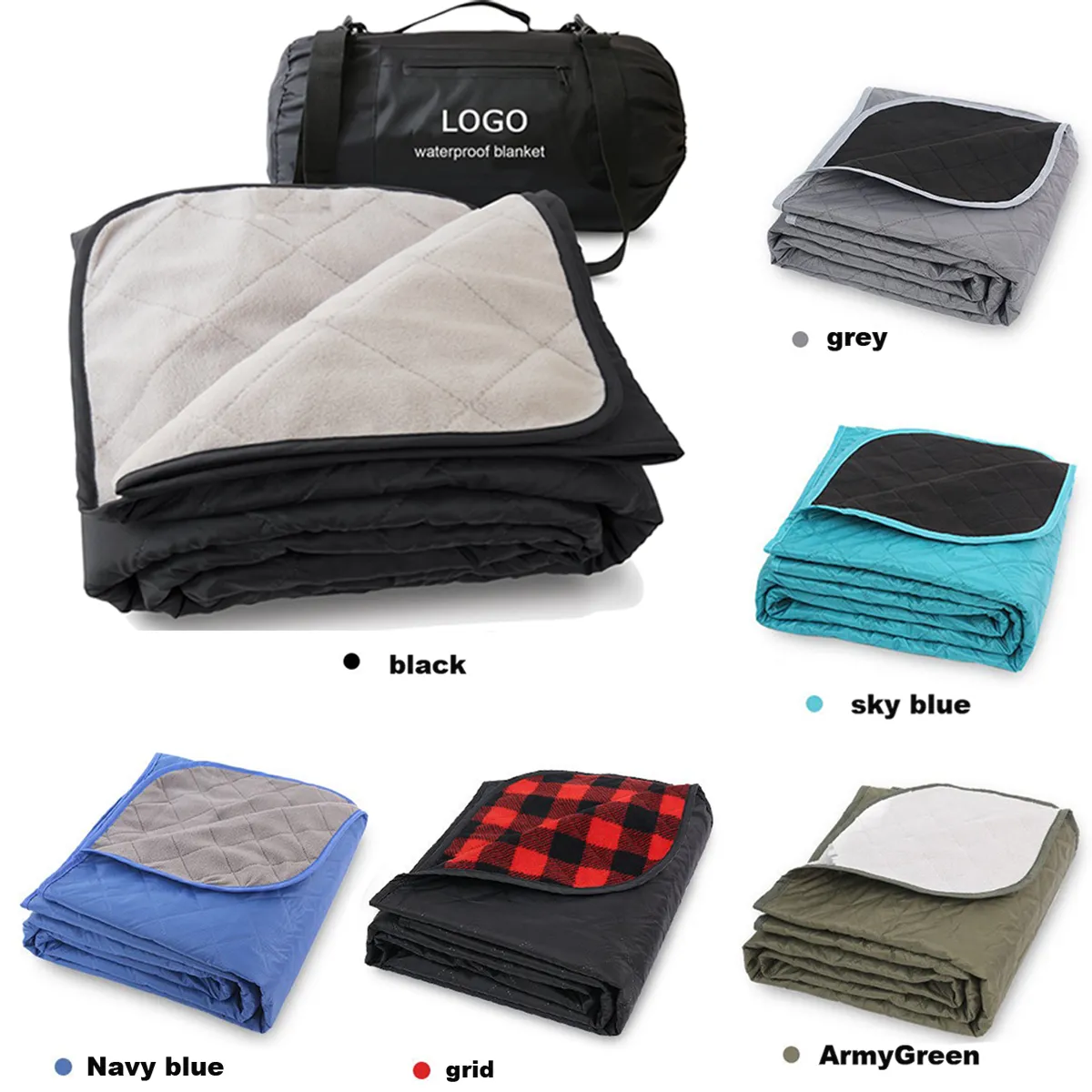 Outdoor Moisture Proof Waterproof Camping Blanket Picnic Mat 5