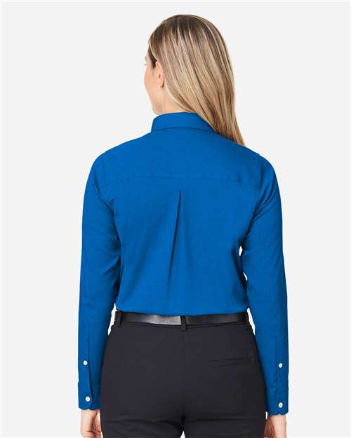 Women's CrownLux Performance® Spencer Poplin Dress Shirt - DG505W 36