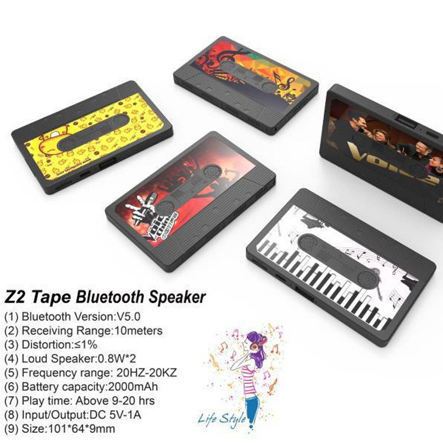 Retro Cassette Style Bluetooth Speaker & Power Bank 4