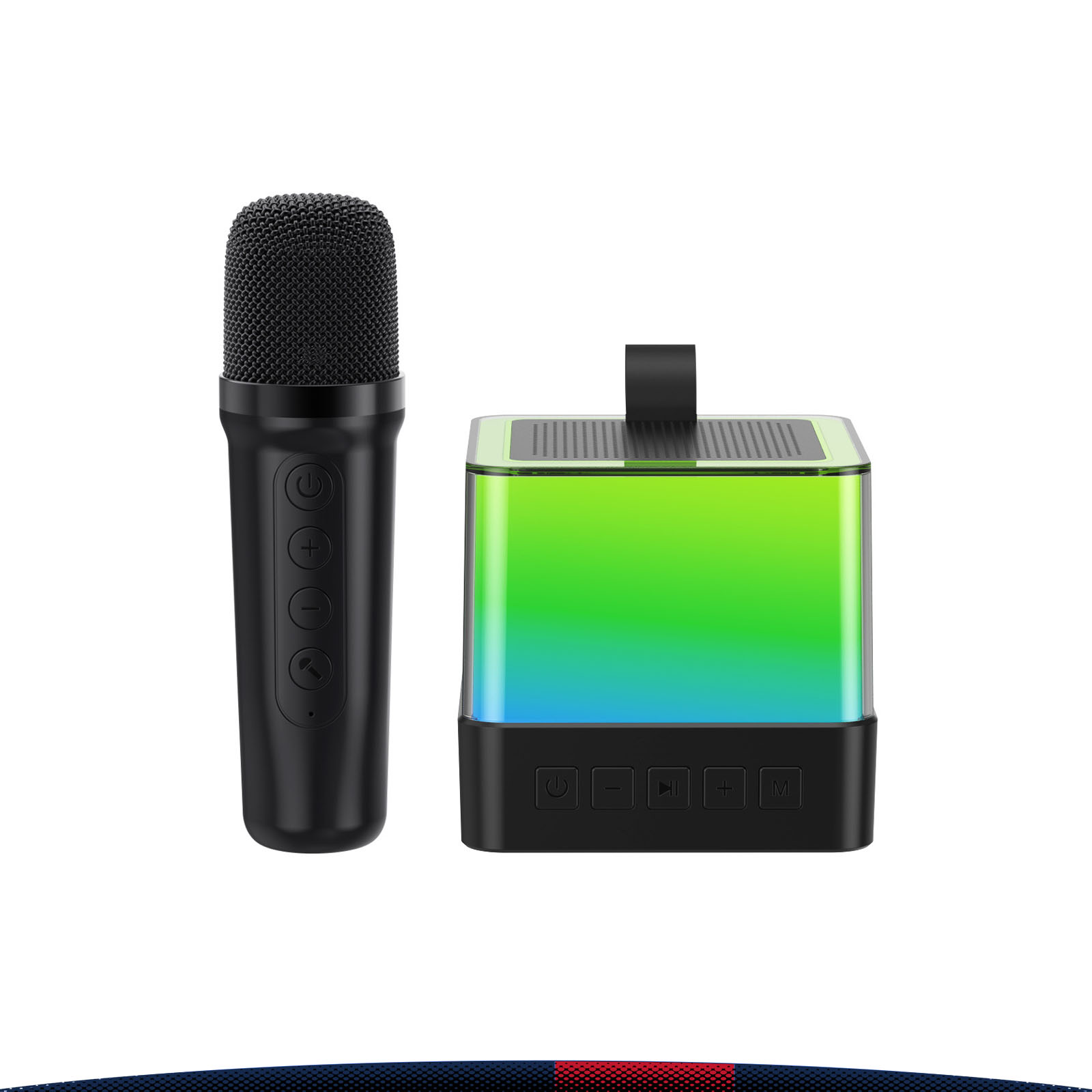 Caluren RGB Lighting Bluetooth Karaoke Set 9