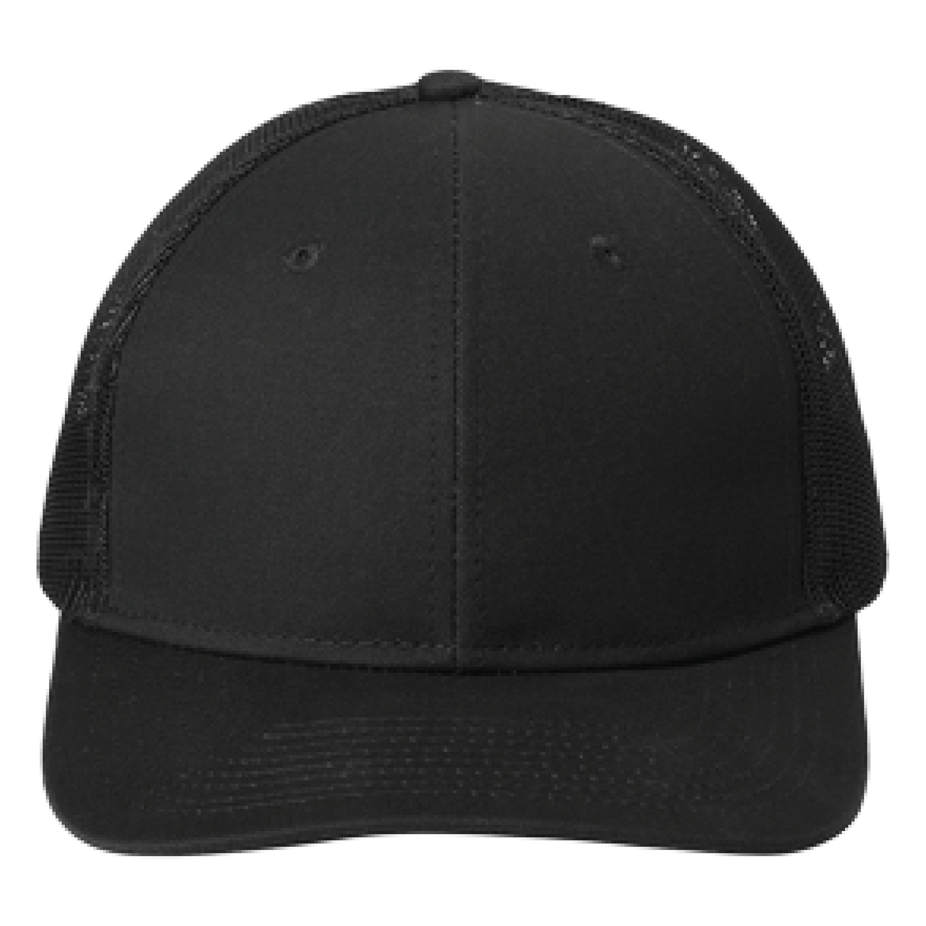 Port Authority C402 6-Panel Snapback Trucker Hat w/Leatherette Adhesive Patches or Embroidery 130