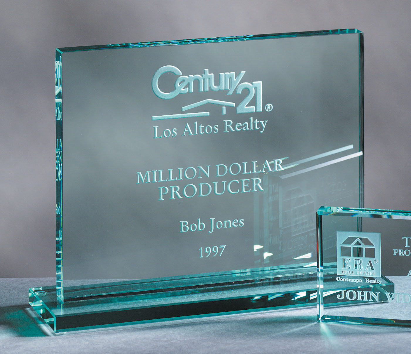 Jade Glass Rectangle Award 1