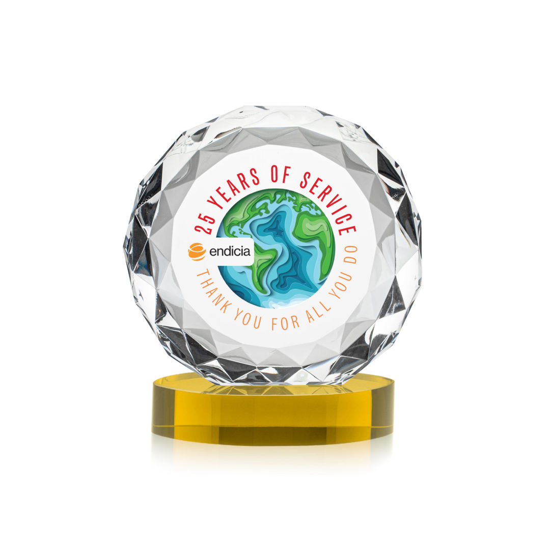 Seville VividPrint™ Award on Alberton Base - Gold 16