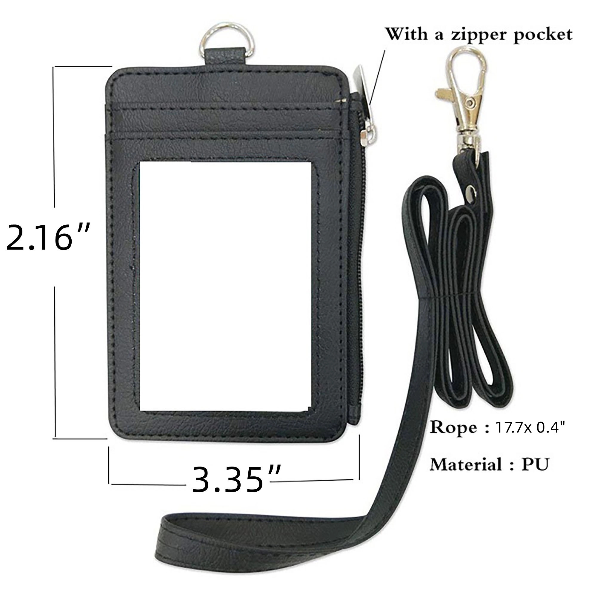 Leather ID Badge Holder 2
