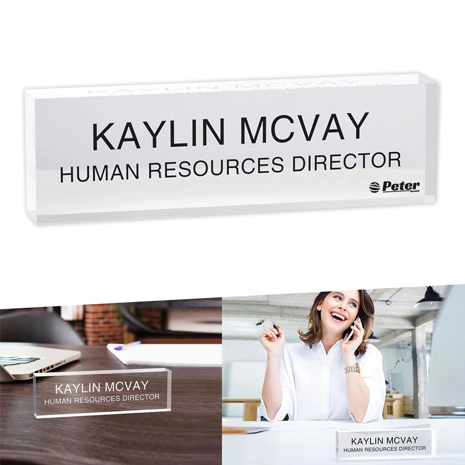 Acrylic Nameplate 1