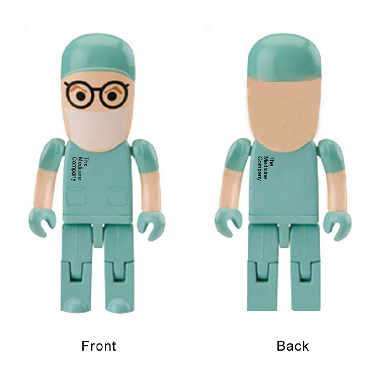 Doctor, Nurse, Surgeon, Medical Personnel Shaped USB Drive With Moveable Legs And Arms 5