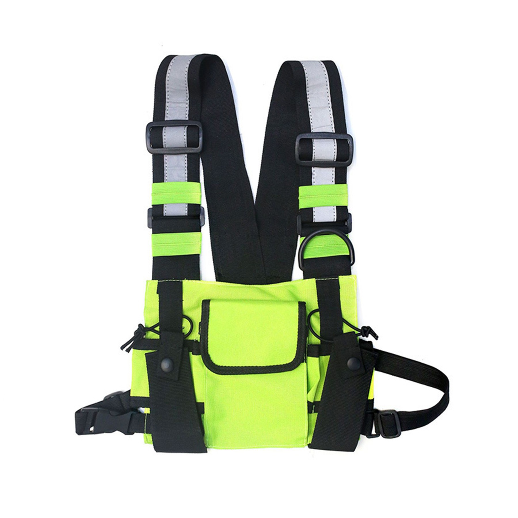 Reflective High Visibility Chest Vest Bag 6