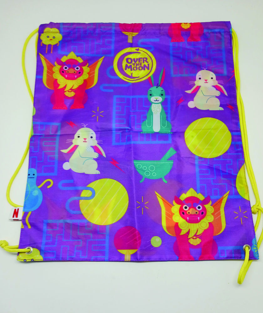 Drawstring Bag W/Strings 4