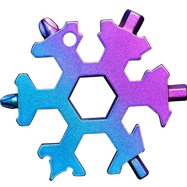 Snowflake Keychain Multi Tool 2