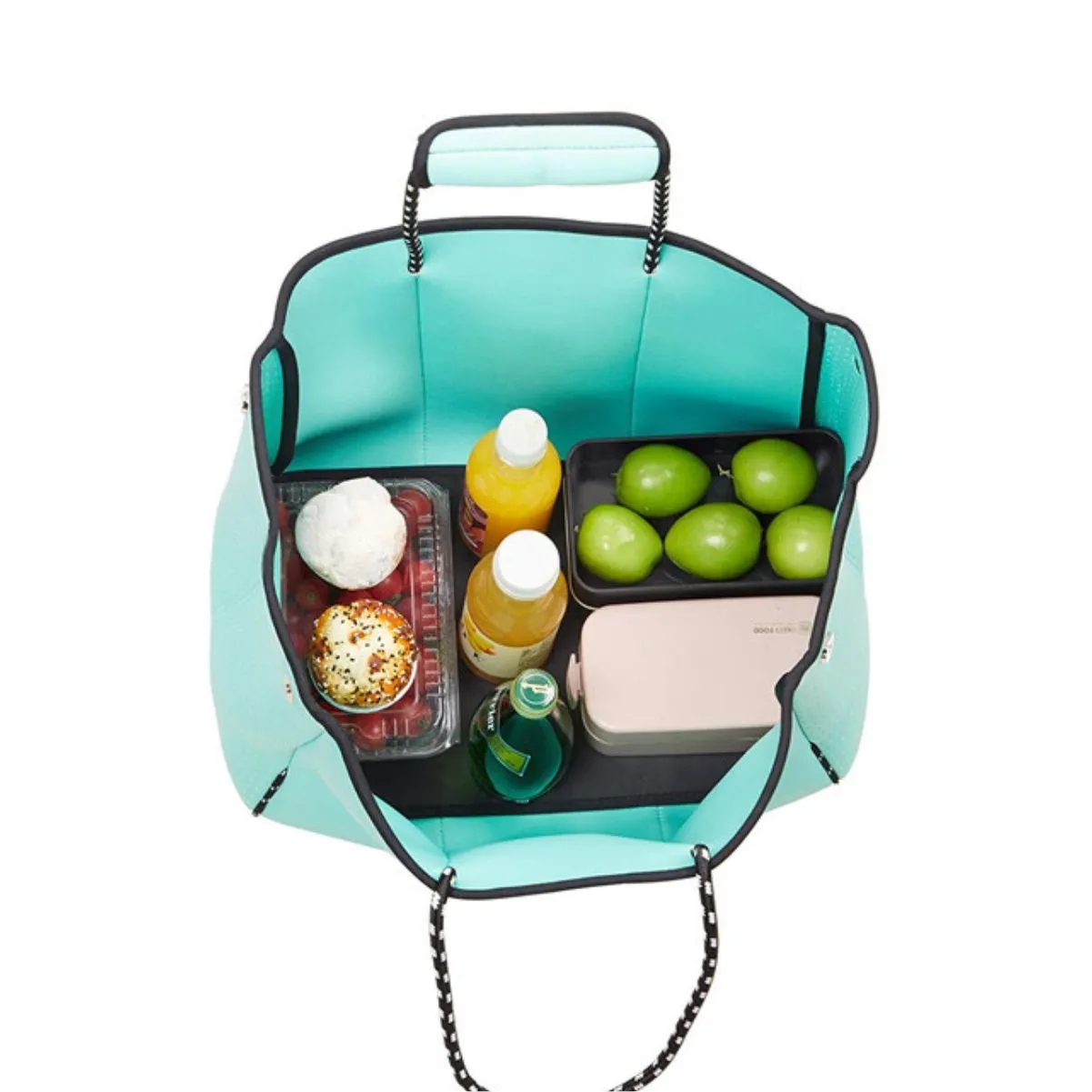 Large Neoprene Beach Tote Bag With Rope Handles 7