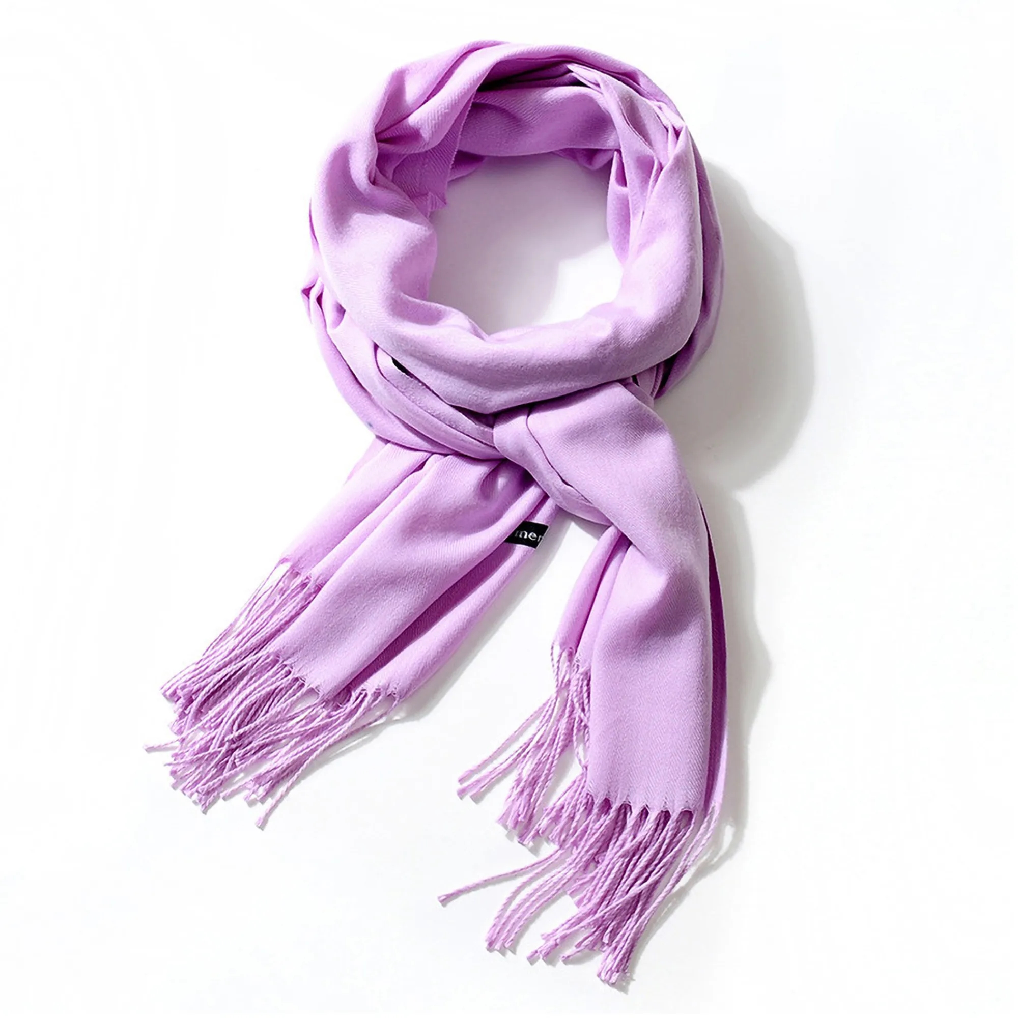 Soft Cashmere Scarf w/Fringes MOQ 50 PCS 2
