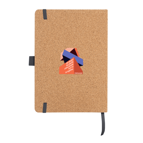 Hickory Cork & Recycled PU Notebook 18