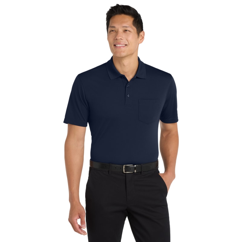 Port Authority Dry Zone UV Micro-Mesh Pocket Polo. 12