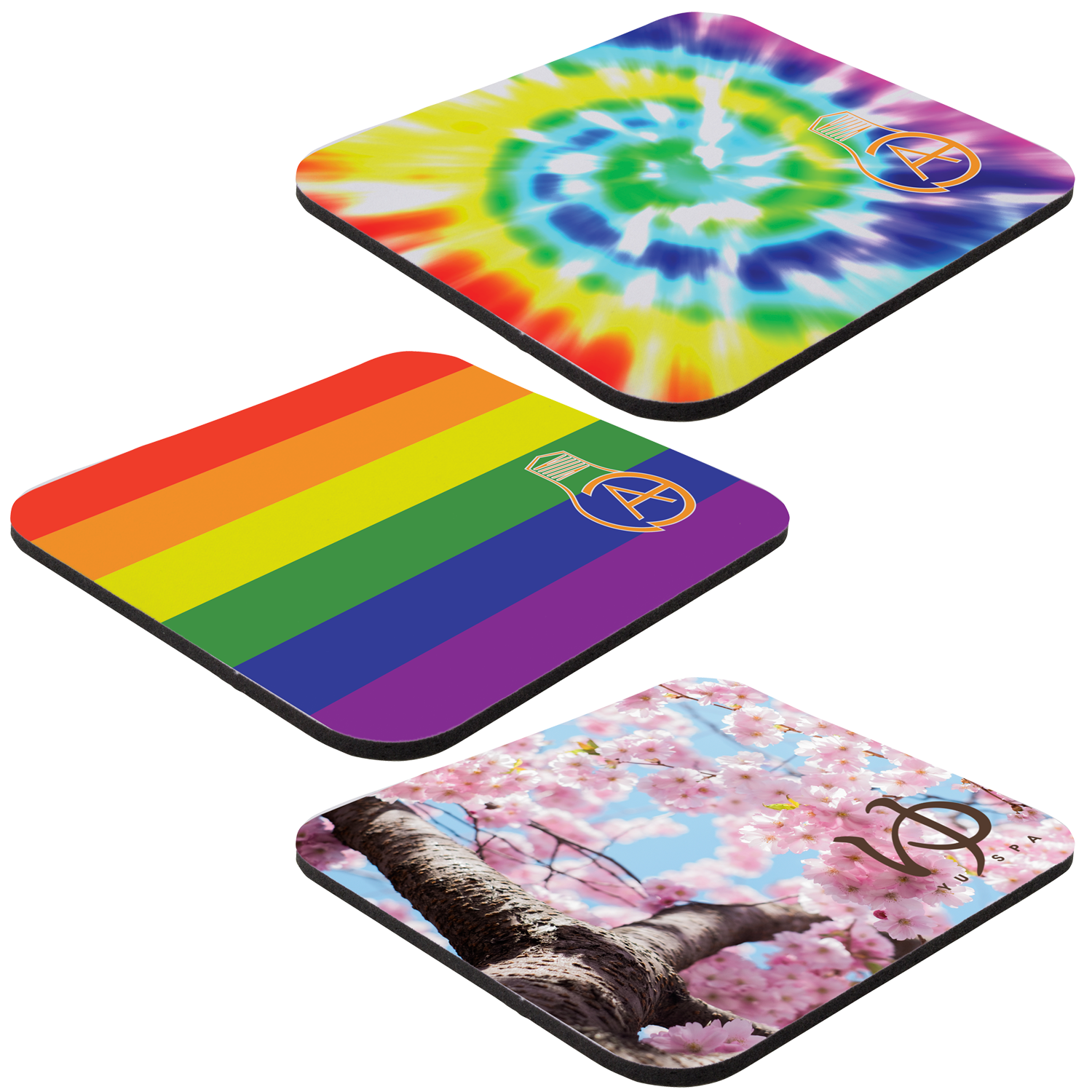7" X 8" X 1/8" Full Color Hard Surface Mouse Pad 1