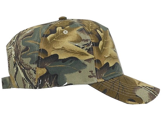 OTTO CAP® Camouflage 5 Panel Mid Profile Baseball Cap 12