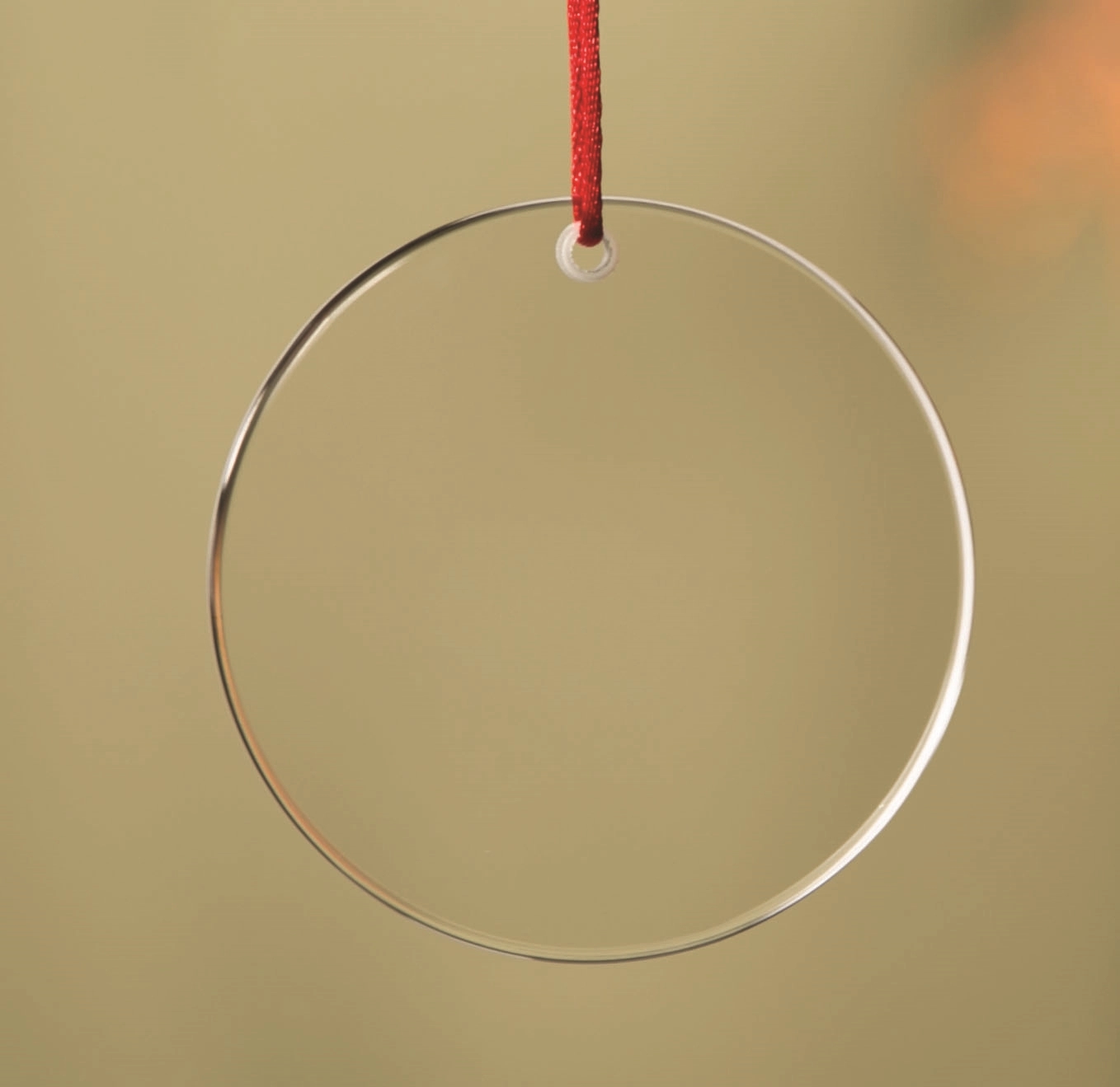 Round Glass Ornament 5