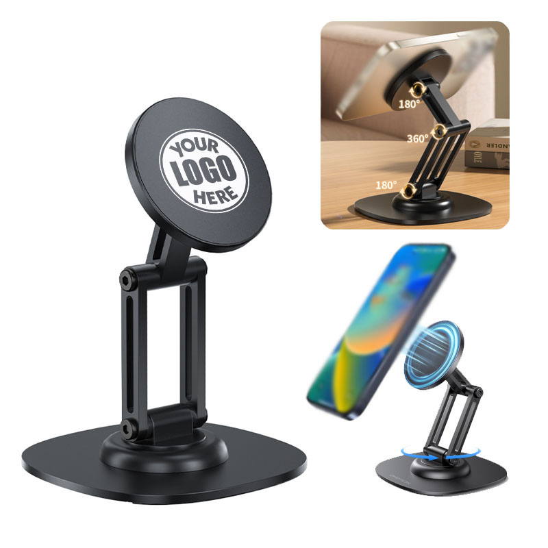 Multi-Functional Rotating Magnetic Metal Phone Stand 3