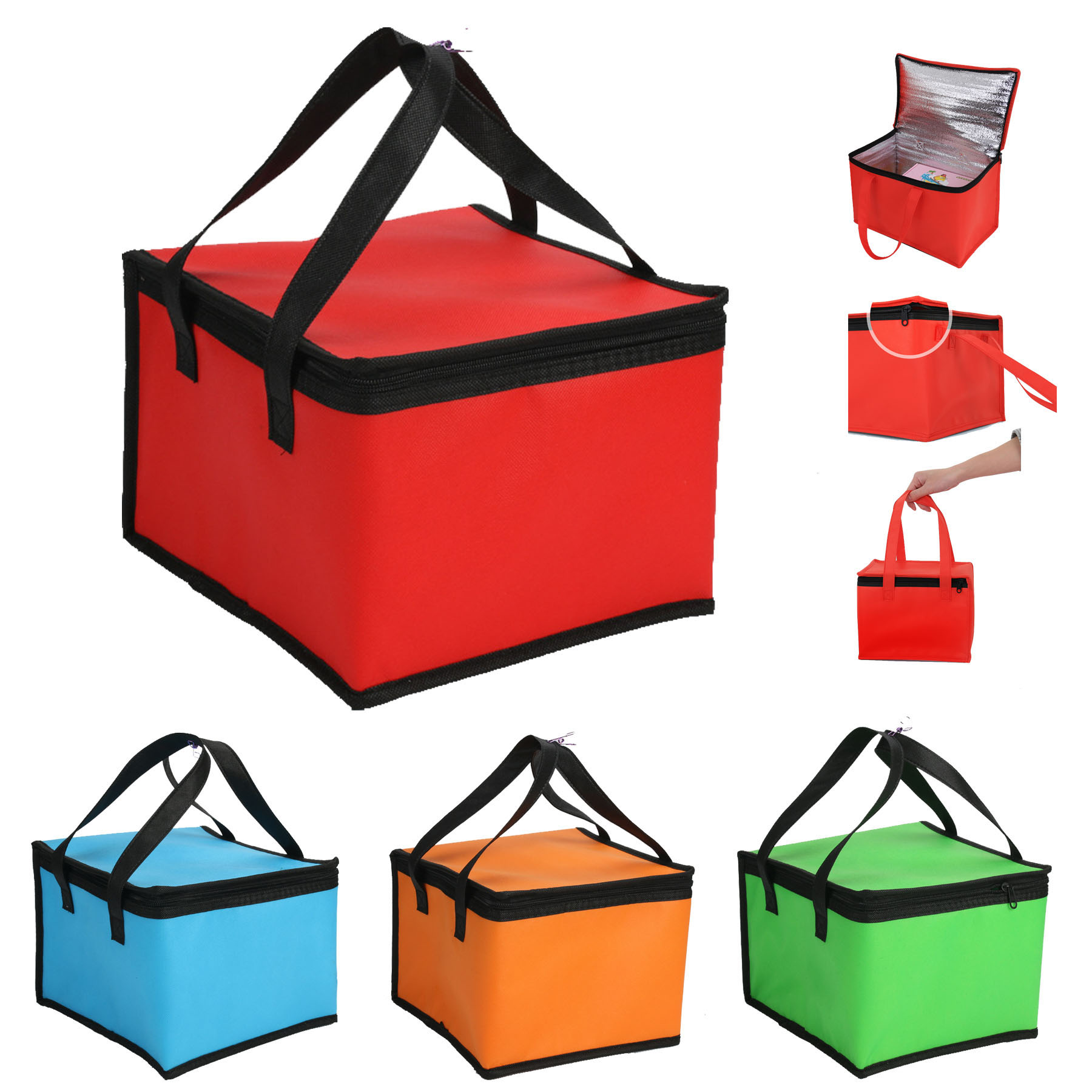 Insulated Tote Bag 8" Pizza Insulated Delivery Bag 2