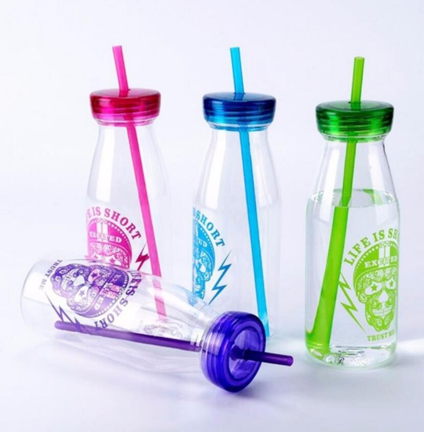 Mike Bottle With Straw 2