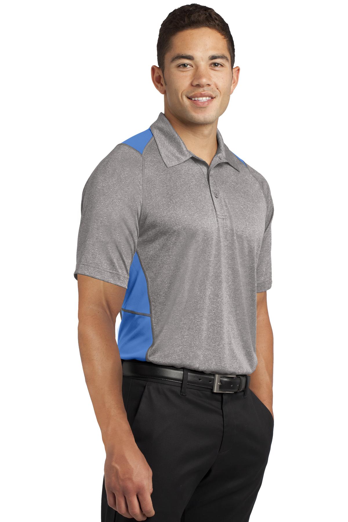 Sport-Tek® Heather Colorblock Contender Polo 53