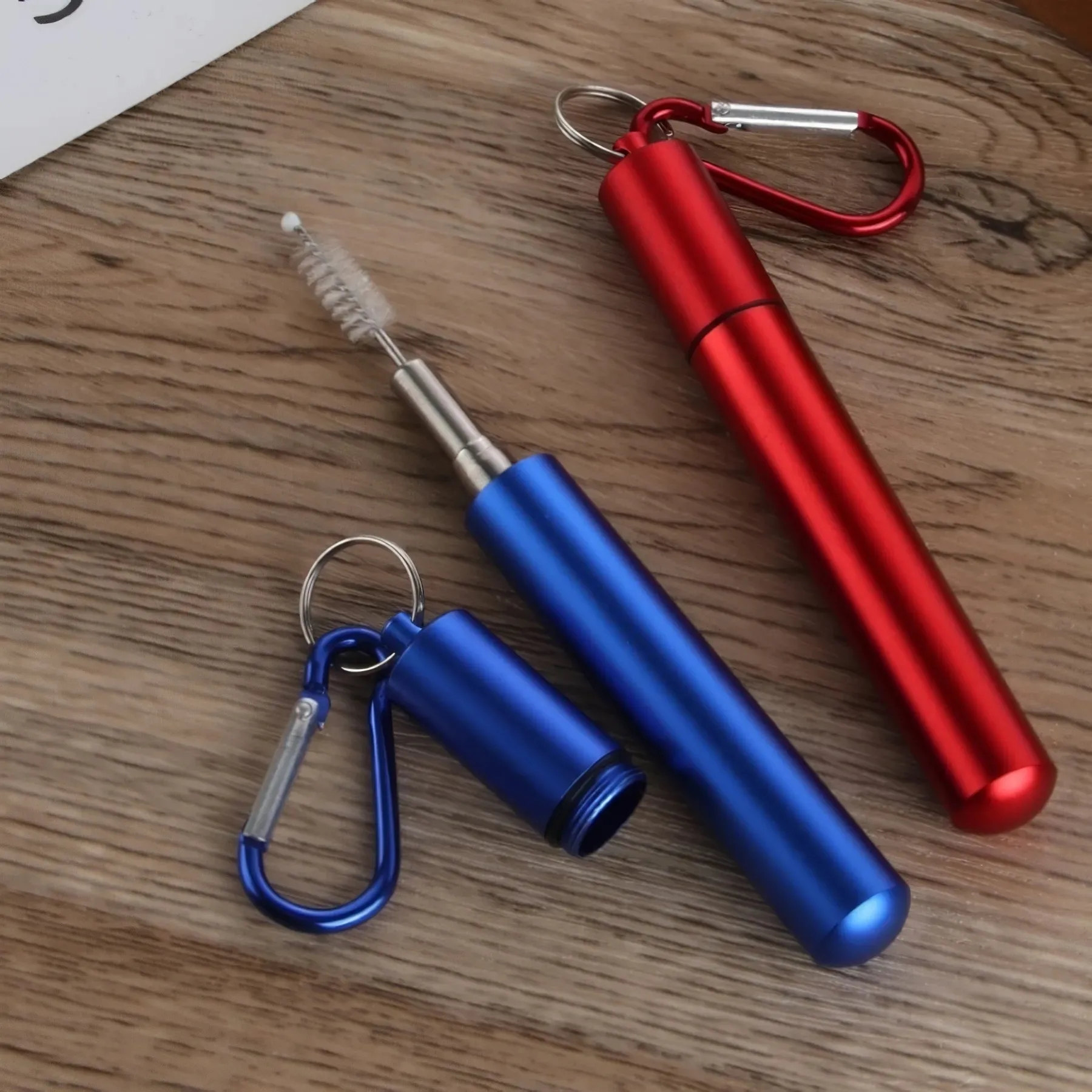 304 Telescopic Straw Aluminum Tube Packaging 3