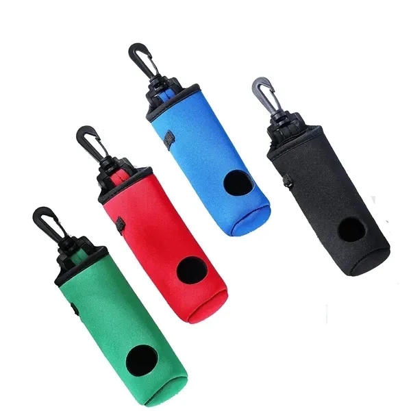 Compact Golf Ball Holder Pouch - Portable Set 2