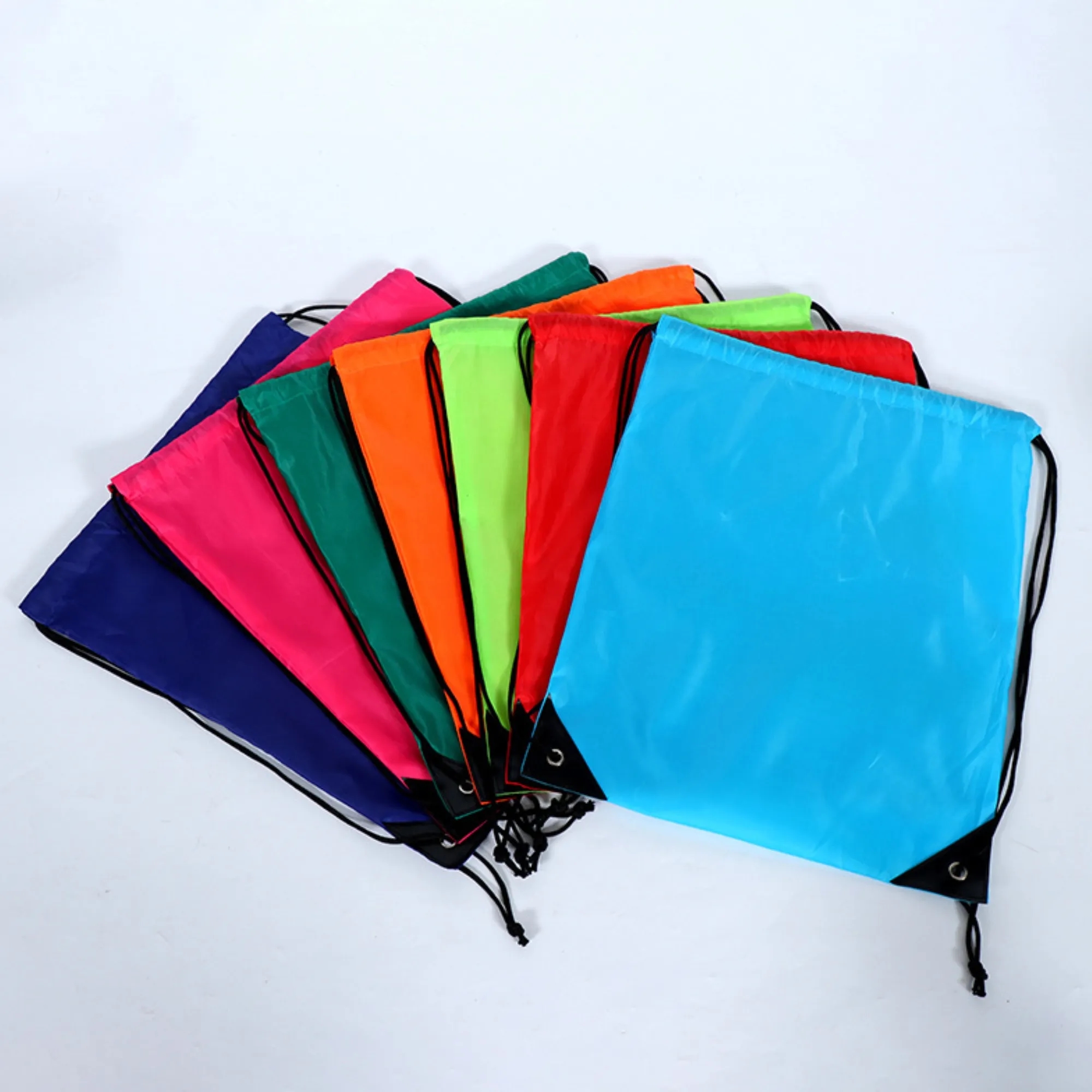 Polyester Drawstring Backpack Sports Cinch Bags 5