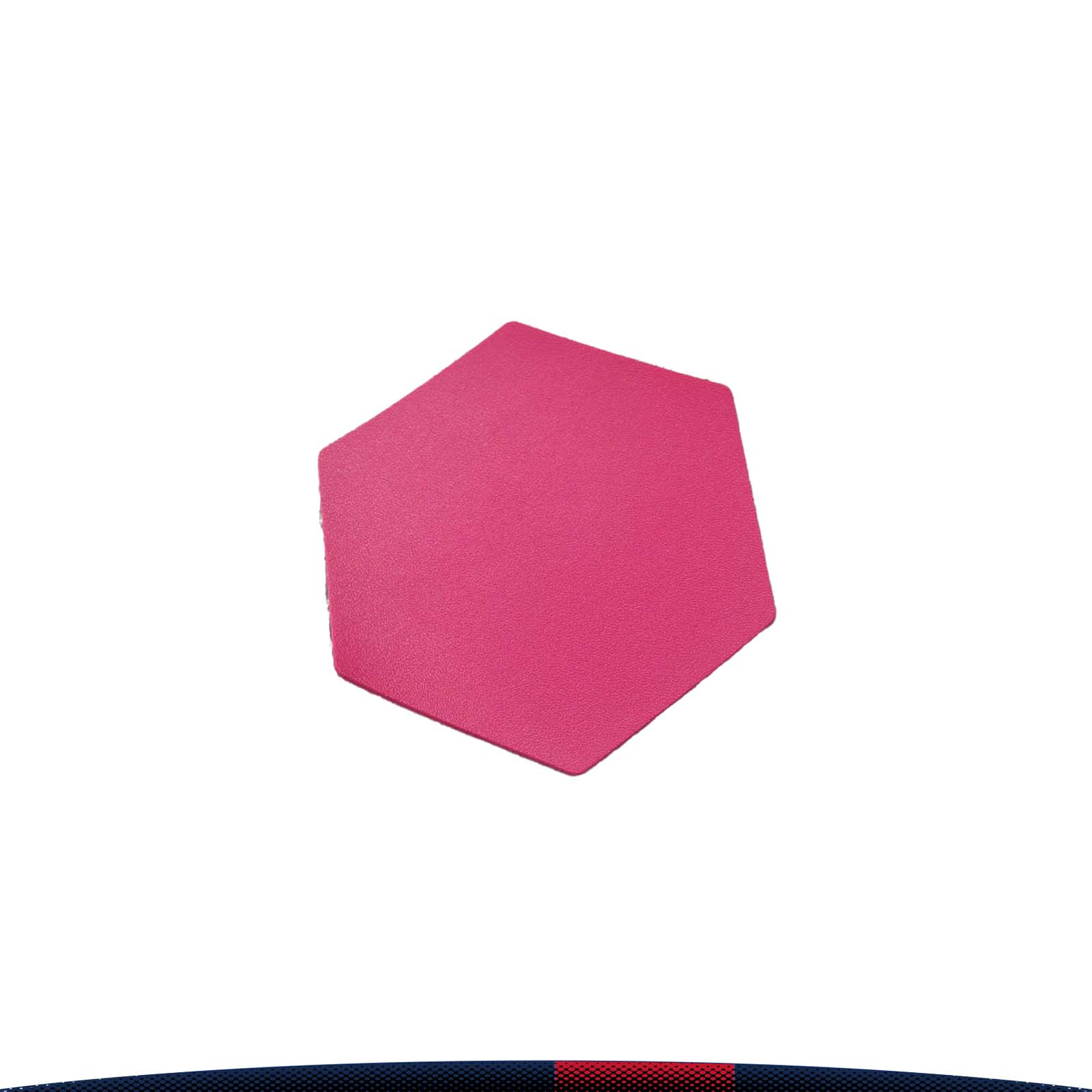 Hexagon PU Leather Coaster 6