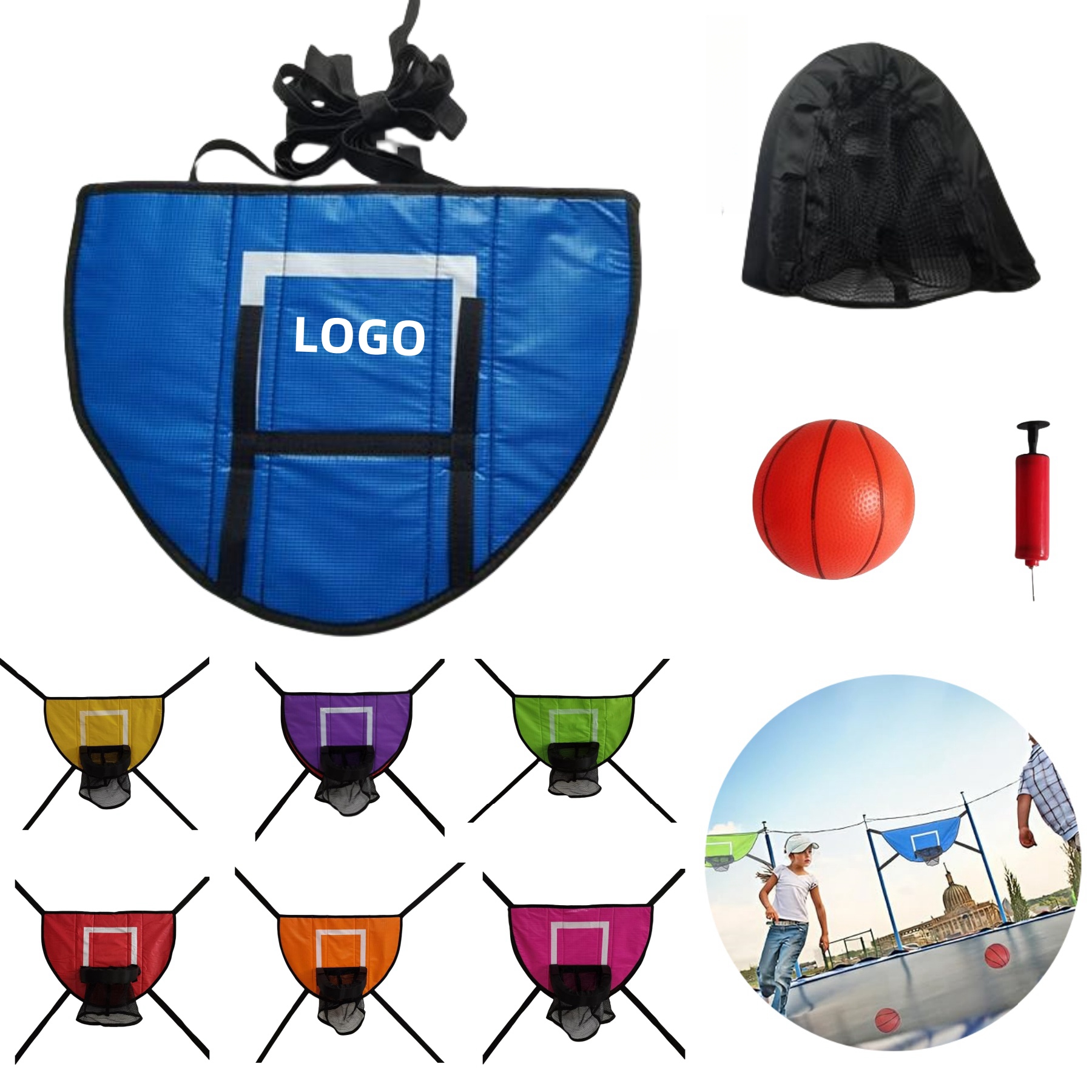 Trampoline Basketball Hoop Attachment 8