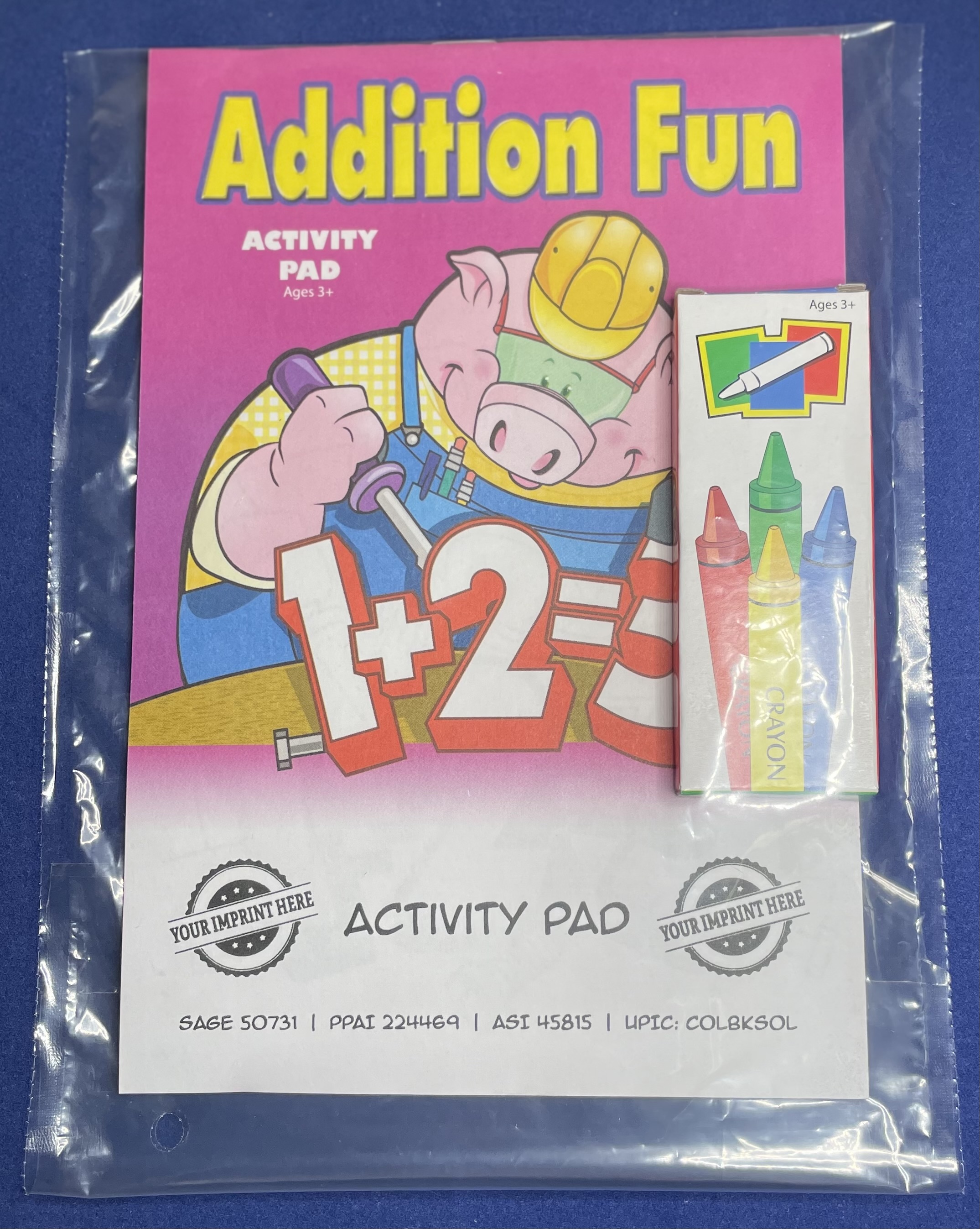 ACTIVITY PAD SET - Addition Fun Activity Pad Fun Pack 4