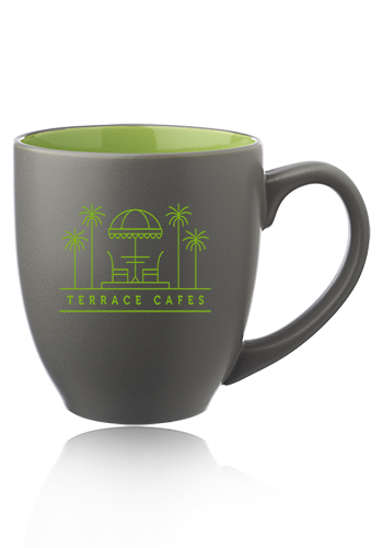 16 oz. Pop Out Bistro Two Tone Coffee Mugs 7