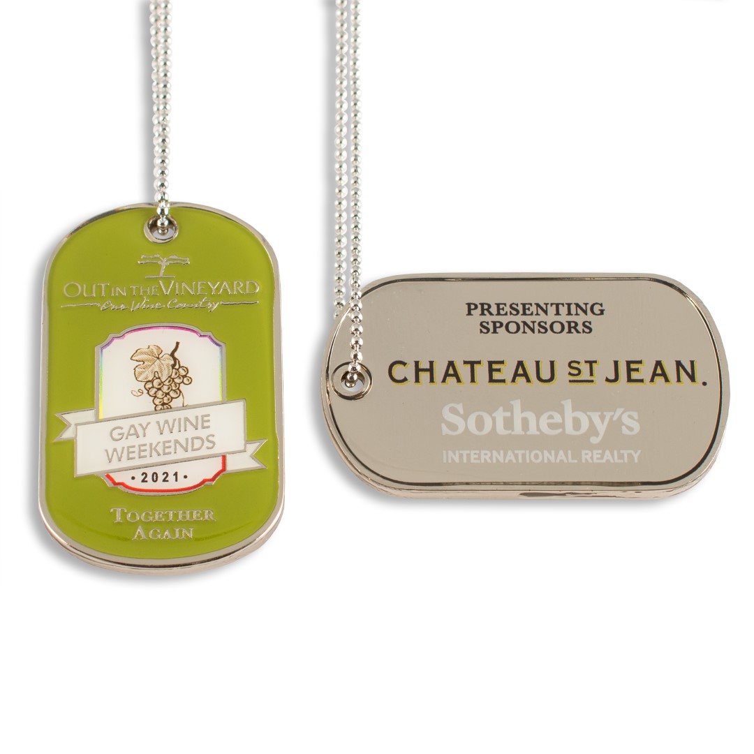 Custom Dog Tag with Epoxy Coating 2