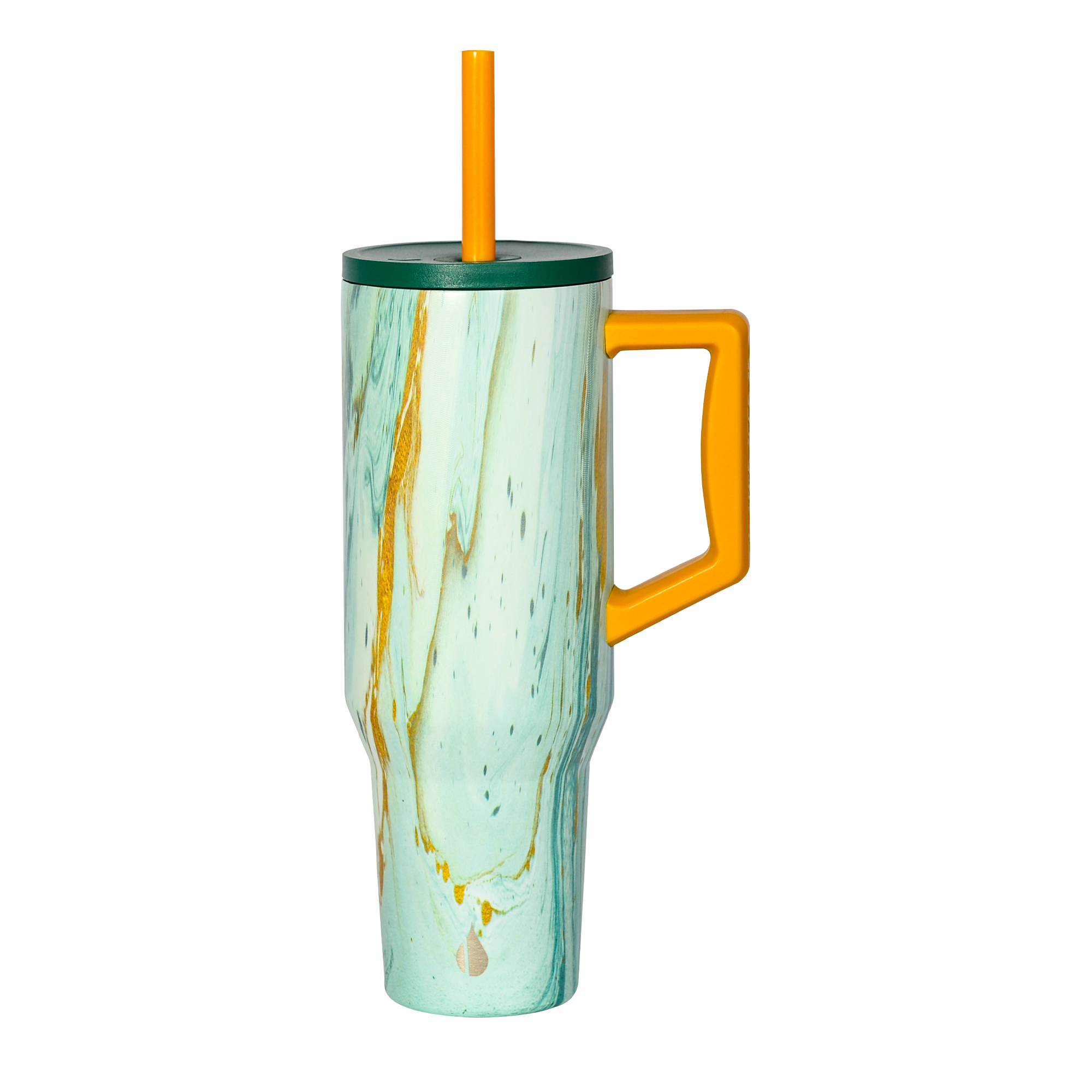 Elemental® Commuter 40oz Stainless Steel Tumbler with Handle and Straw 37