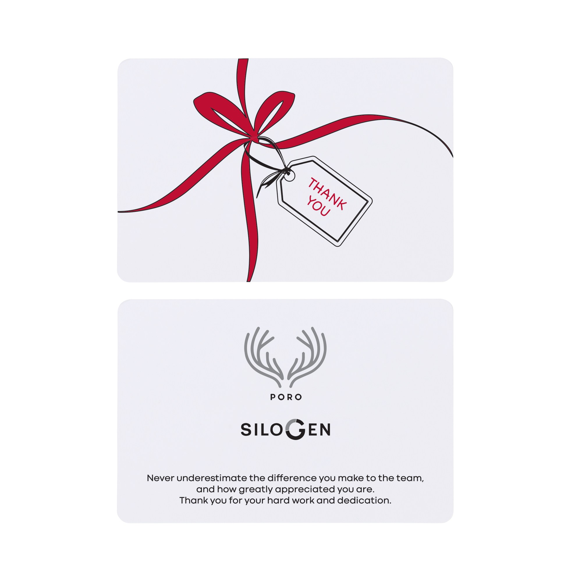 Tied with Thanks & Cheer Greeting Card 4
