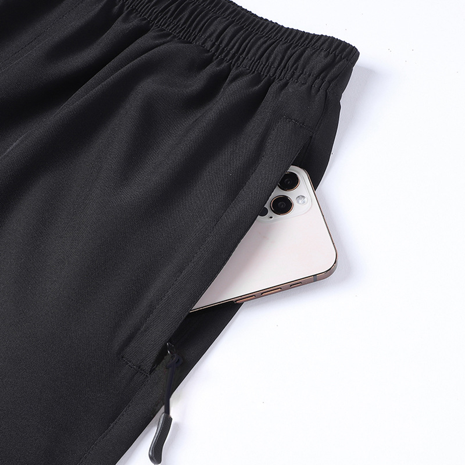 Mens Solid Active Shorts 5