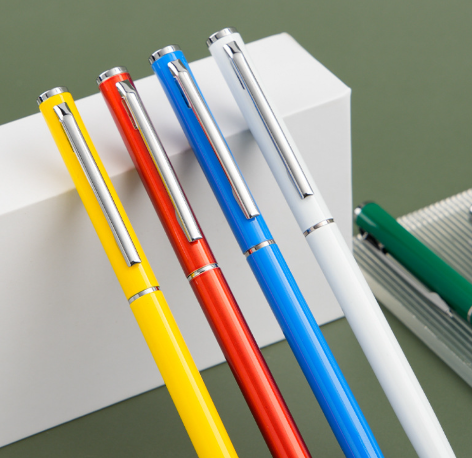 Slim Aluminum Tube Twist Ballpoint Pen 4