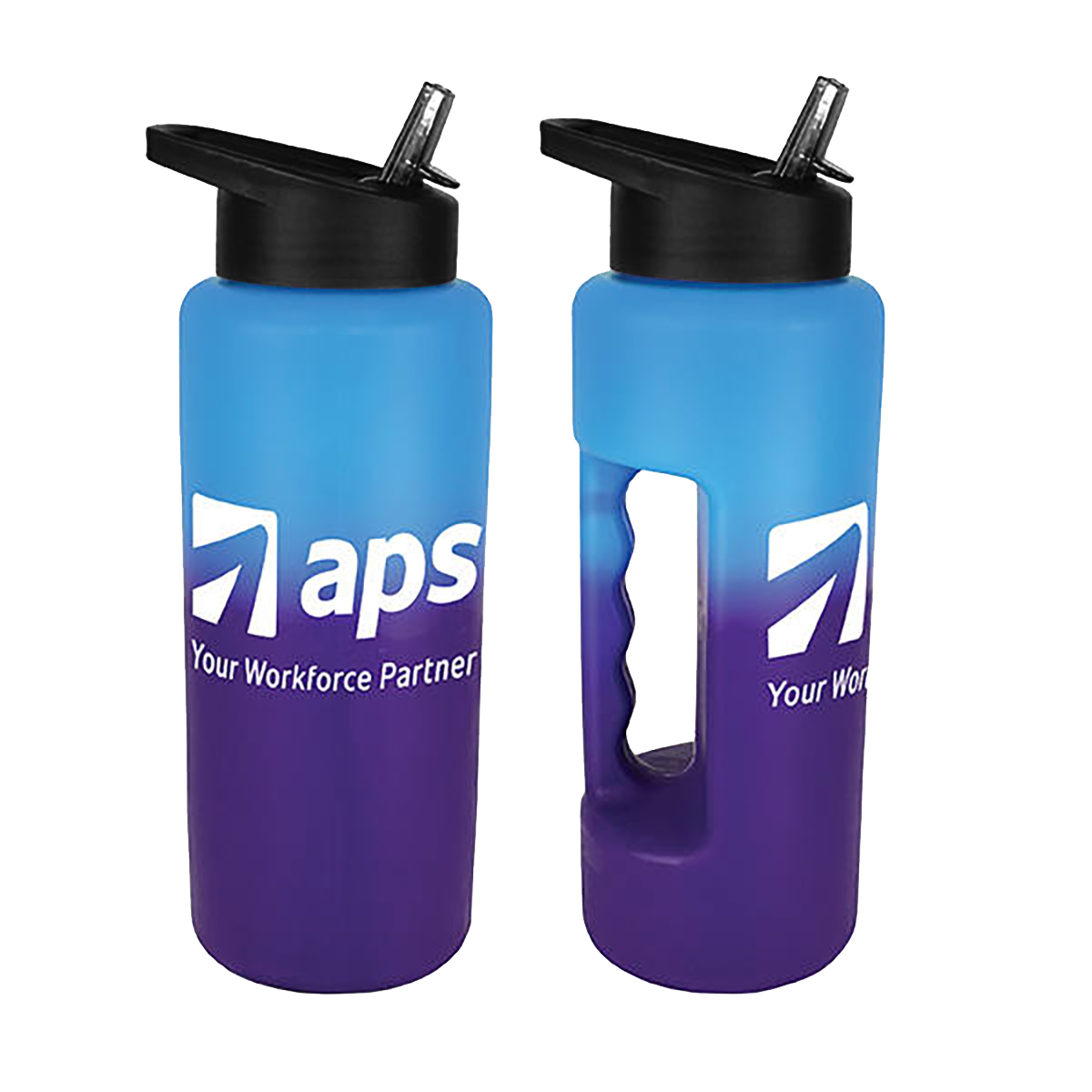 Mood 32 oz. Grip Bottle with Straw Cap Lid 3