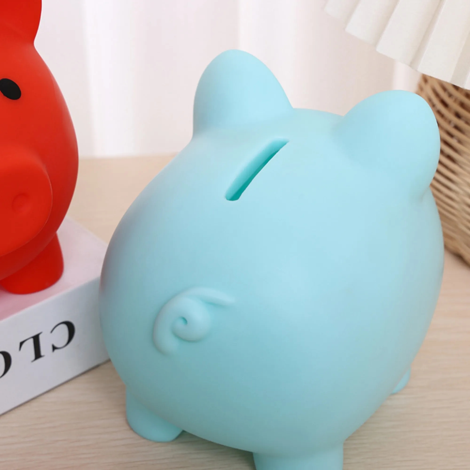Classic Small Piggy Coin Bank Unbreakable 1
