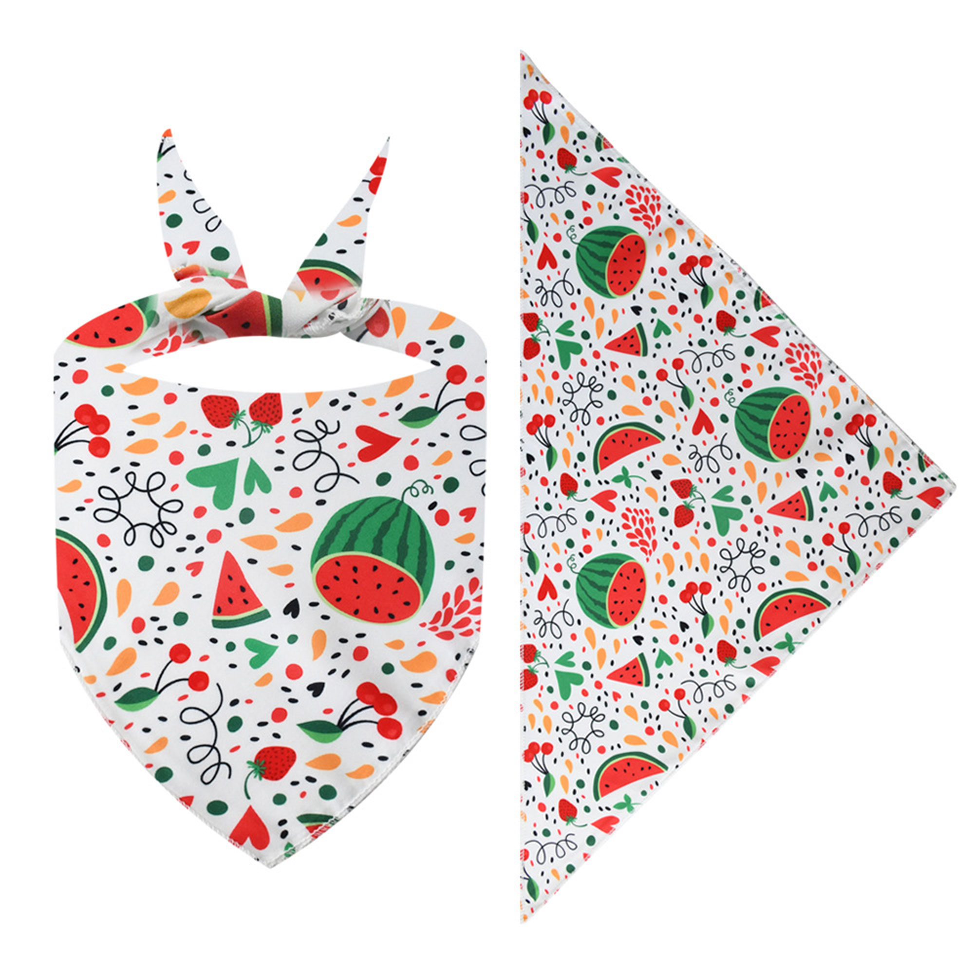 Triangle Double-Faced Washable Pet Scarf 1