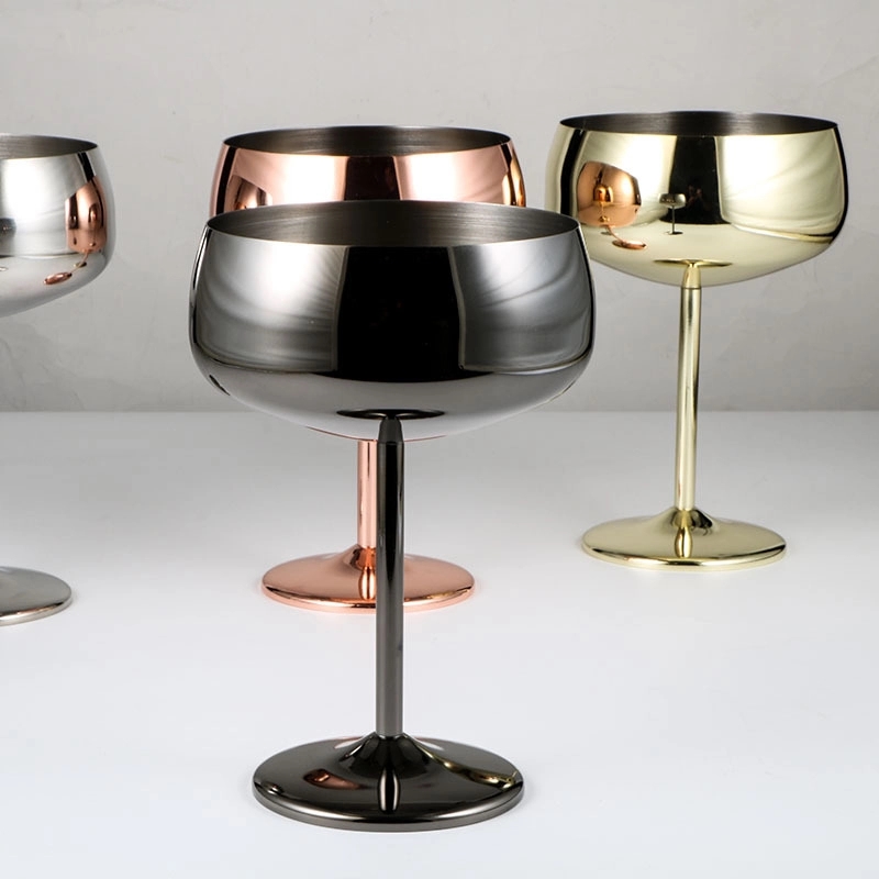 Custom 15 oz Stainless Steel Wine Glasses 10